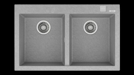 TEKA FORSQUARE 790 TG Tezgahüstü Stone Grey Granit Eviye - 1