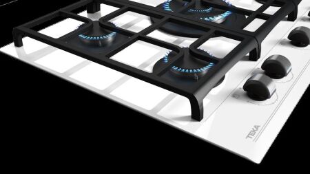 TEKA GZC 75330 XBC WH (E4) 70 cm Kristal Cam Beyaz Ankastre Gazlı Ocak - 3