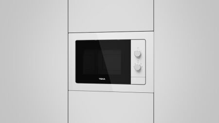 TEKA MB 620 BI WH 20 lt. Beyaz Ankastre Mikrodalga Fırın - 6