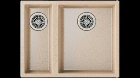 TEKA SQUARE 560 TG Tezgahaltı Avena Beige Granit Eviye - 1