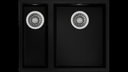 TEKA SQUARE 560 TG Tezgahaltı Black Granit Eviye - 1