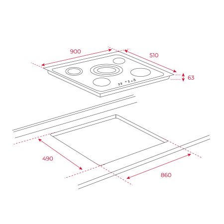 TEKA TR 951 90 cm Elektrikli Ankastre Ocak - 2