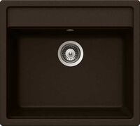 Schock Vero N-100 Chocolate Tezgahüstü-Tezgahaltı Tek Göz Evye - Schock