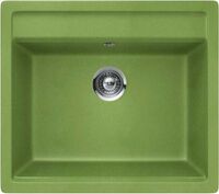 Schock Nemo N-100 S Peppermint Green Tezgahüstü-Tezgahaltı Tek Göz Evye - 