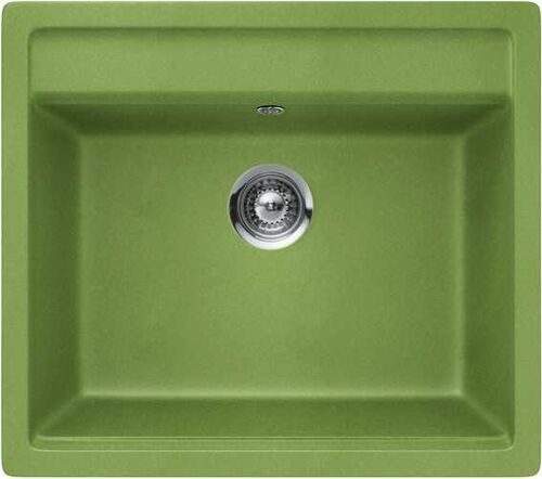 Schock Nemo N-100 S Peppermint Green Tezgahüstü-Tezgahaltı Tek Göz Evye - 1