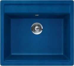 Schock Nemo N-100 S Oceanblue Tezgahüstü-Tezgahaltı Tek Göz Evye - 1