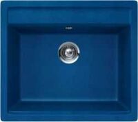 Schock Nemo N-100 S Oceanblue Tezgahüstü-Tezgahaltı Tek Göz Evye - Schock