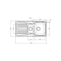 TEKA INFANT 60 1 5 Gözlü Mikroketen Sağ Evye - Teka (1)