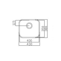 TEKA BE 40.35 Evye MikroketenTezgah Altı 1 Göz - Teka (1)